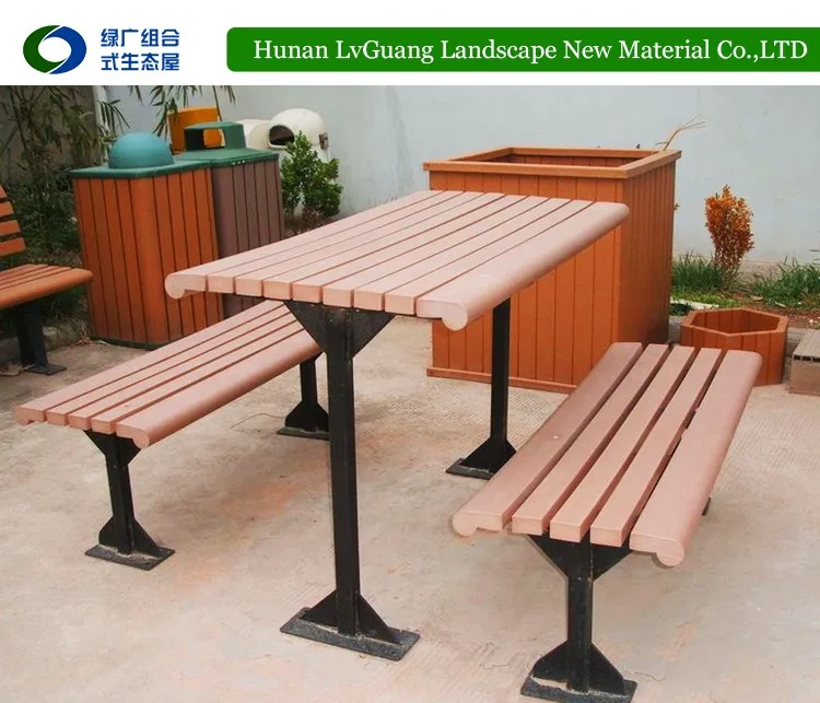 China Garden furniture Resin Woven Outdoor Furniture wpc