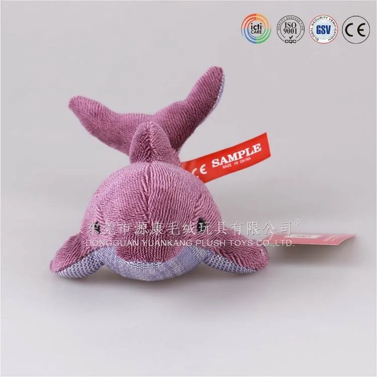 purple stuffed dolphin