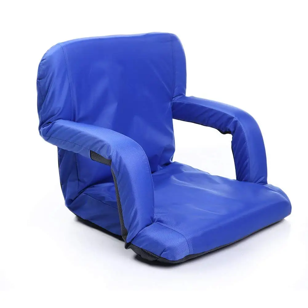 Outdoor/ Indoor Use Reclining Bleacher Portable Stadium Chair With Armrest Buy Bleacher Chairs