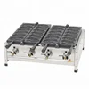 Commercial fish cake waffle maker/automatic taiyaki machine/stuffed cake making machine