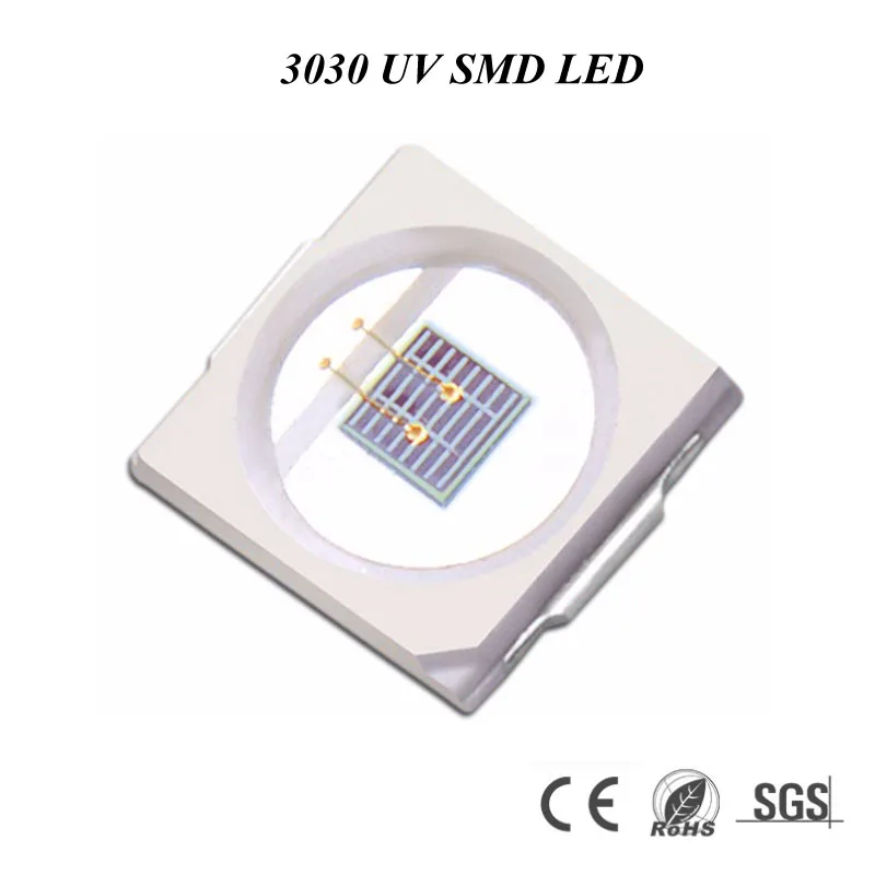5x Led chip 3w UV 395-400NM 45mil 120-165Lm
