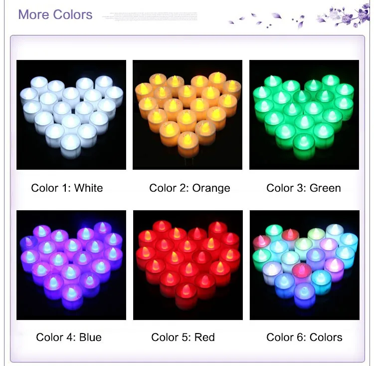 Party Wedding Birthday Decoration Led Flameless Tea Light Candles,High