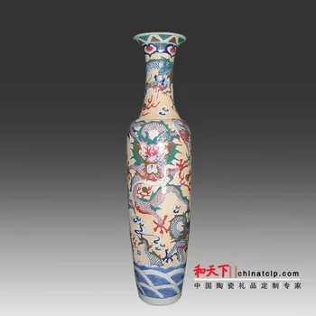 Luxury 6ft Tall Chinese Antique Hand Painted Porcelain Decorative