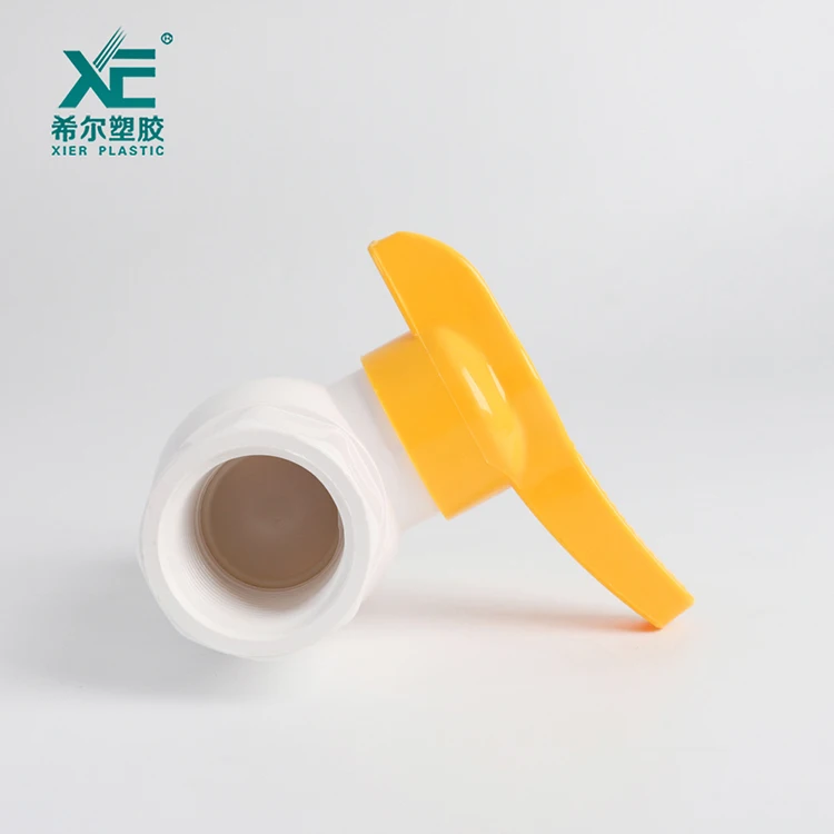 Wholesale durable useful custom plastic good pvc  white ball valve small