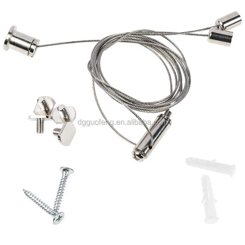 Salida en forma de Y Cable de acero techo suspensión colgante Kit