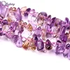 discount loose small gemstone chips necklace raw amethyst for jewelry design