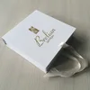 Free Design Free Sample Provide Rectangle Best Sell Popular White Shiny Logo Folding BOx