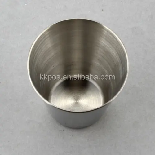 Stainless steel metal barrel shot glass from unitedplastics