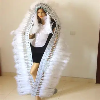 Leading Exquisite Design Fancy Dress Party Indian Chief White