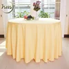 Factory Price Beautiful Wedding Favors / White Hotel Tablecloth / Polyester Table Cloth