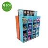 4 sided cardboard display pallet for toothpaste, paper display stand