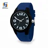 Hot Sale Large Face Blue Colour Fashion Stylish Wrist Watches Men
