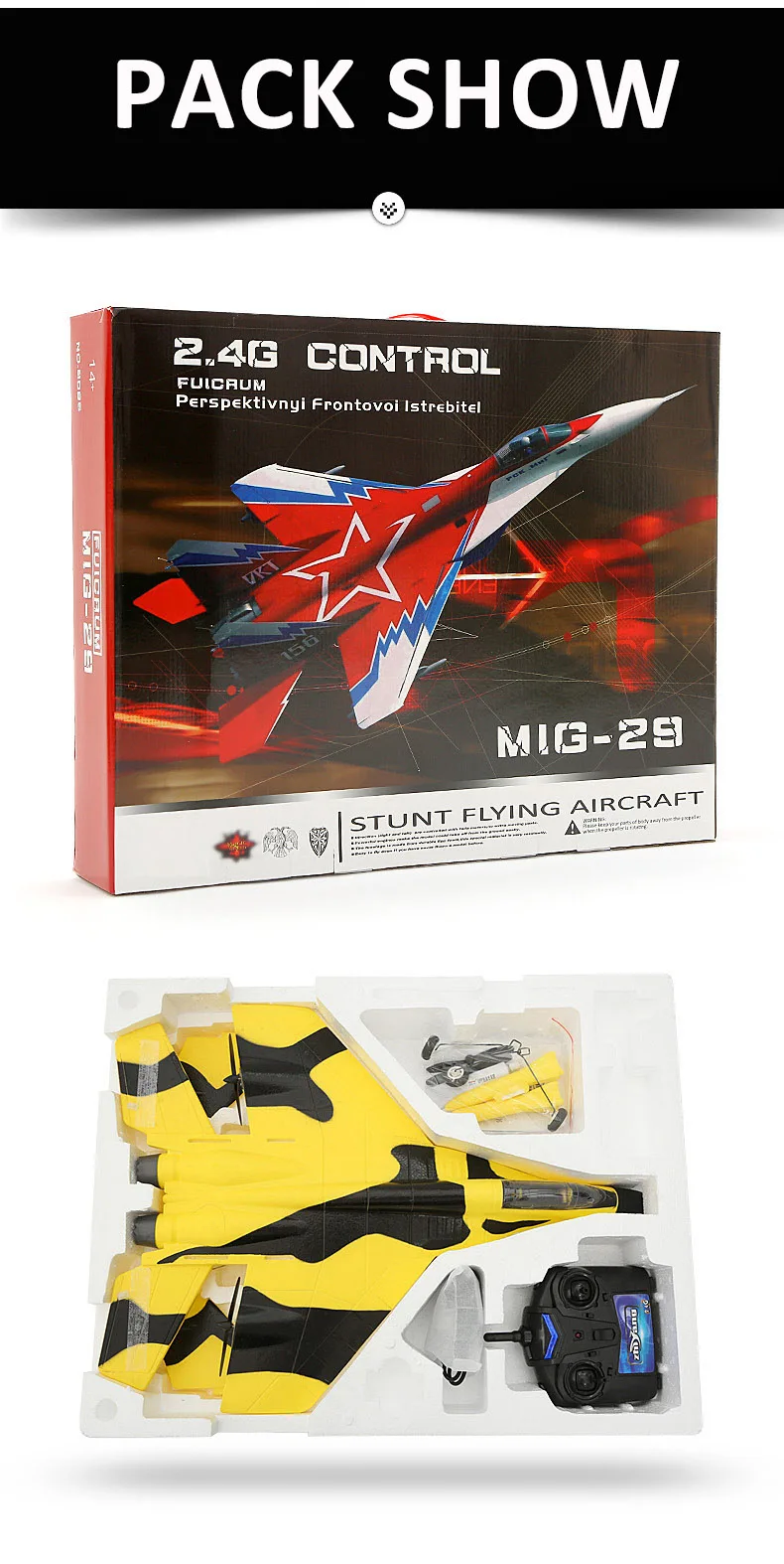 Durable EPP electric foam rc planes with led lights