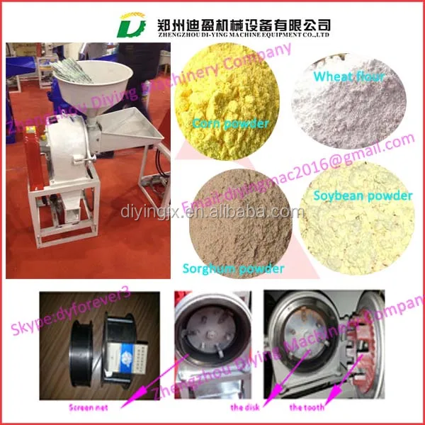 Hot Red Chili Black Pepper Spice Vanilla Powder Milling Grinder Making Mill Miller Machine