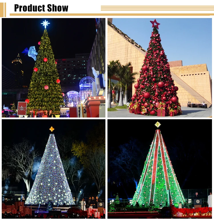 Large Giant Outdoor Artificial Christmas Tree With Star Buy Christmas