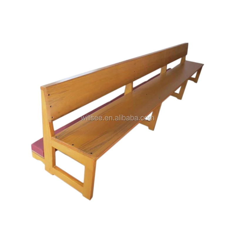 Ch B076 Simple Model Oak Wooden Church Bench Pew Solid Wood Church