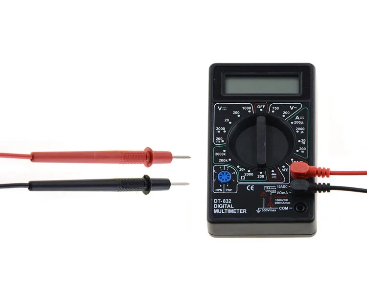 Pushcart Digital LCD Voltmeter Ohmmeter Ammeter OHM Multimeter