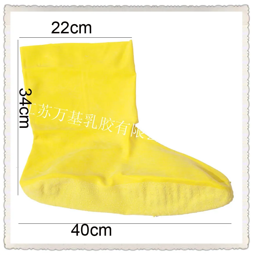 Manufacturer Directselling Latex Shoe Covers Yellow Shoe Covers