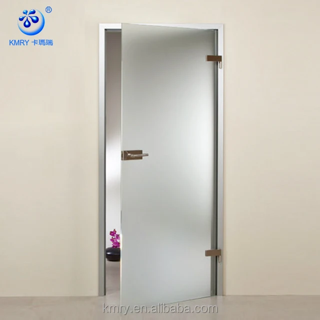 Modern Interior Frosted Glass Swing Door (kk9011) Buy Lowes Glass