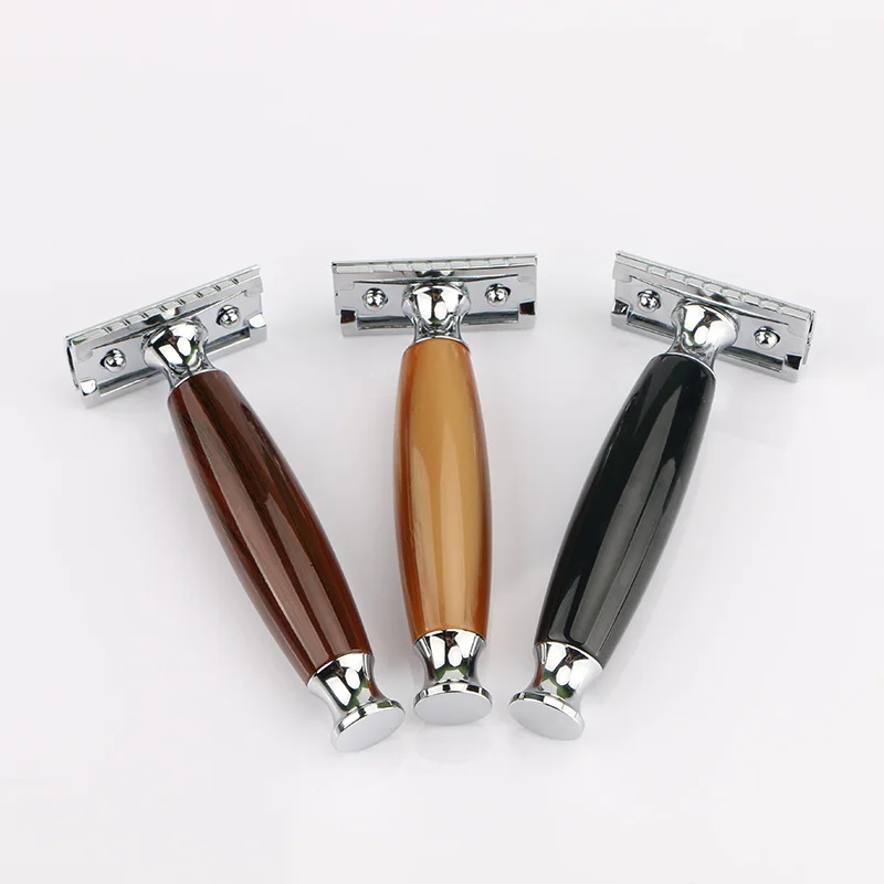 High Quality Safety Razor Metal Handle Double Edge Shaving Razor For ...
