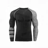 Breathable material custom high quality sublimated blank mens rash guard