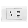 ABS YL-A7230 3 pins 2.1A USB receptacle outlet