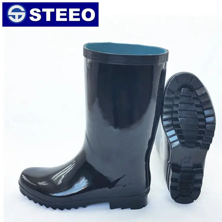 Half Boots Anti-slip Rubber Men Rain 