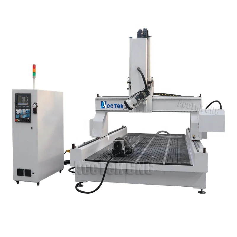 Hot sale 4 axis machine AKM1325-4AXIS  3d wood carving cnc router