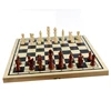 Chess Armory 15" Felted Game Board Interior Storage Chess set wooden printing chess