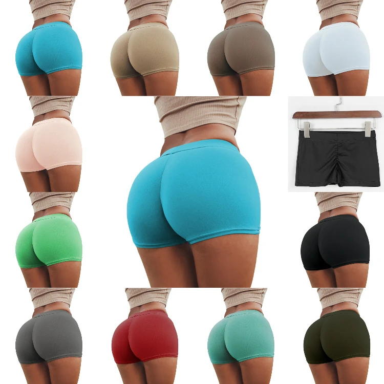 Wholesale Women Compression Polyester Cotton Scrunch Butt Lifter Booty