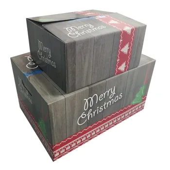 Design Christmas Gift Box With Flat Packing For Usa - Buy Gift Box