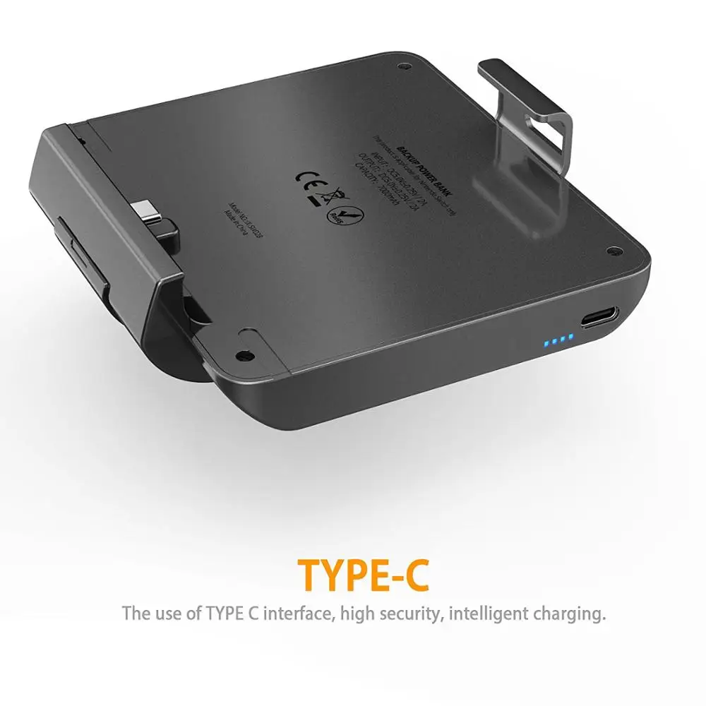 Type C Portable Fast Charger 7000mah Backup Power Bank For Nintendo