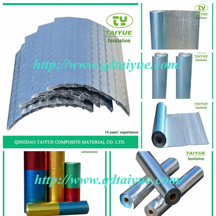 Fireproof Aluminum Heat Shield Fabric Woven Radiant Barrier Insulation