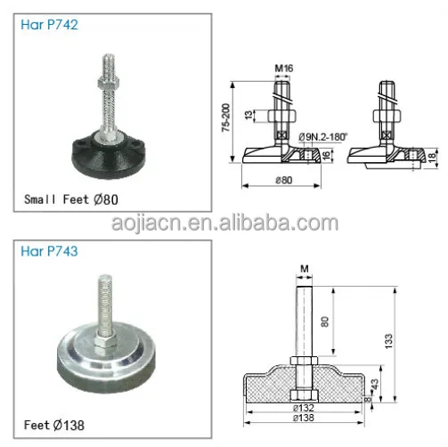 Conveyor Machine Feet Articulated Adjustable Feet Buy Machine Feet