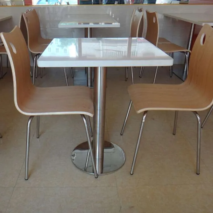 4 Seater Fast Food Restaurant Table And Chair Buy Fast Food