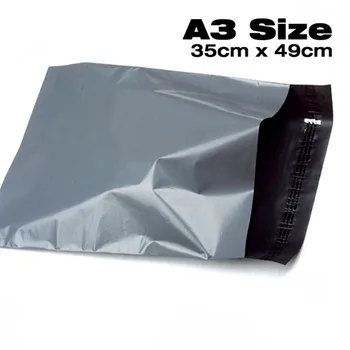 Grey Recycle Plastic Polythene Mailing Bag For Delivery Postage Grey Recycle Plastic Polythene Mailing Bag For Delivery Postage Parcel Packaging