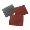 Wholesale Custom Debossed Name Logo PU Leather Patches and Labels for Shoes and Bags