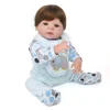 silicone vinyl reborn doll kit/silicone baby doll manufacturer china/baby doll lifelike weighted newborn