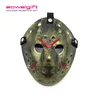 Wholesale new style devil face hole design terrorist party masquerade Plastic bronze color Halloween party killer horror mask
