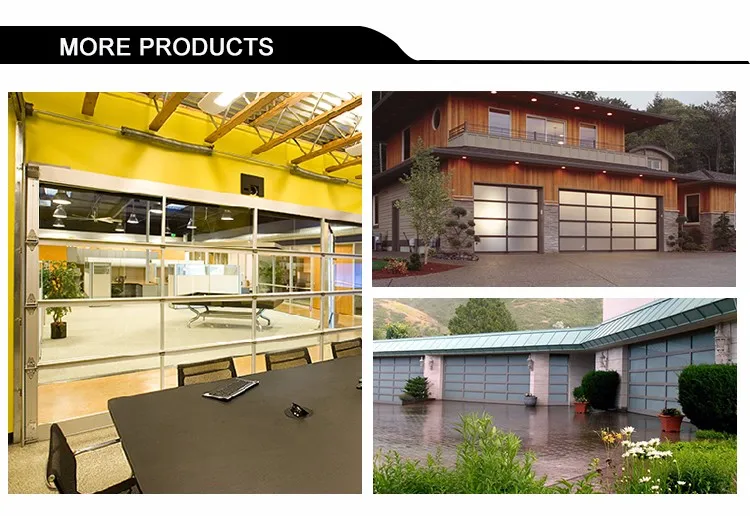 aluminum frame glass panel insulated frosted glass panel garage door cost