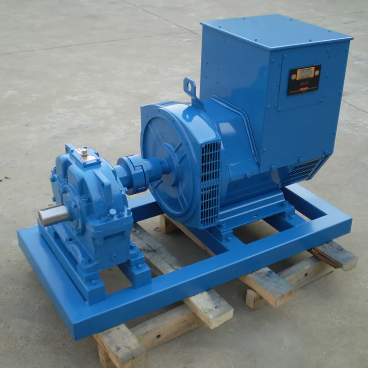 220v 3kw 1500 Rpm Threephase Double Bearing Ac Gearbox Alternators