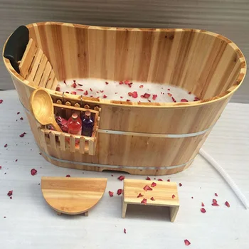 High Quality Wooden Soaking Barrel Portable Bathtub For Adults - Buy