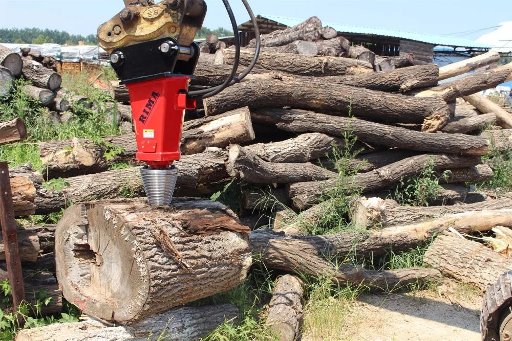 Excavator Screw Cone Wood Splitter For Huge Wood Buy Screw Log