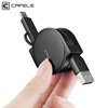 CAFELE Funny Original Portable 2 in 1 retractable usb charging cable for iphone charger Cable Micro for iphone x Date usb cable
