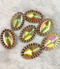 20x30mm Oval resin beads flatback rhinestone super glue fix on garment sewing on lady bags lady sandal shoes