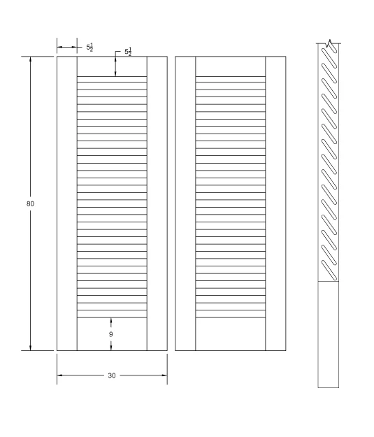 Solid Wood Interior Wood Door Louvers - Buy Door Louvers,Wood Door ...