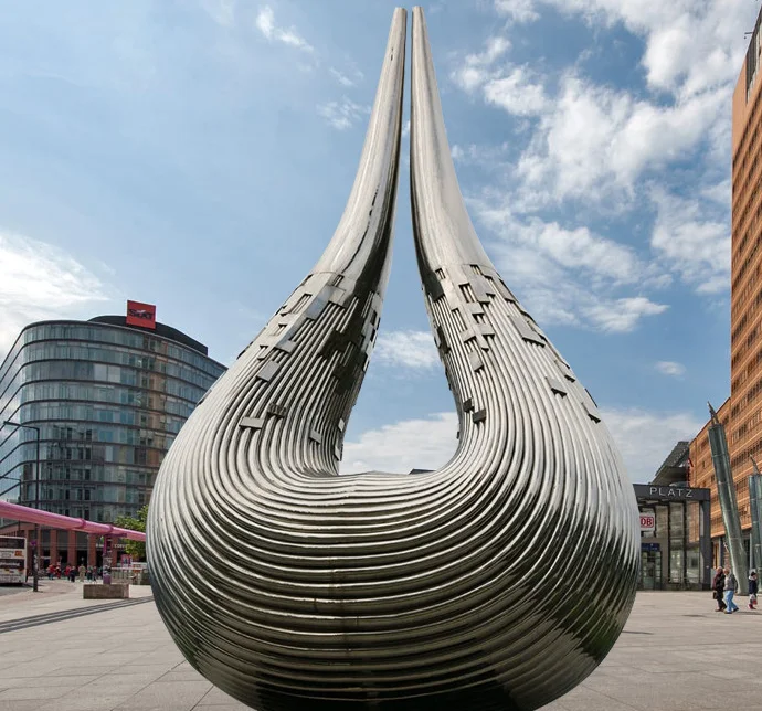 City Decoration Large Hollow Stainless Steel Sculpture Buy Hollow