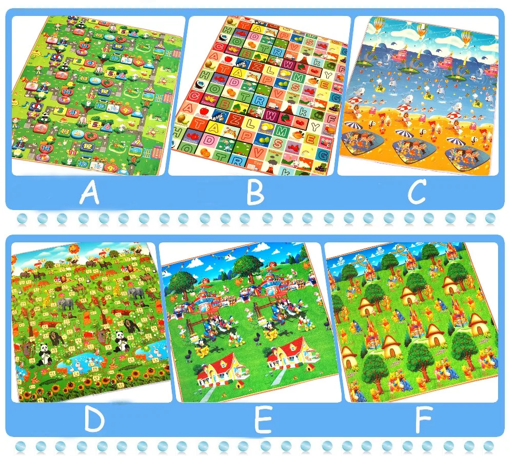 Large Playing Mat Safety Baby Toy Kids Play Mat Cheap Baby Play Mats
