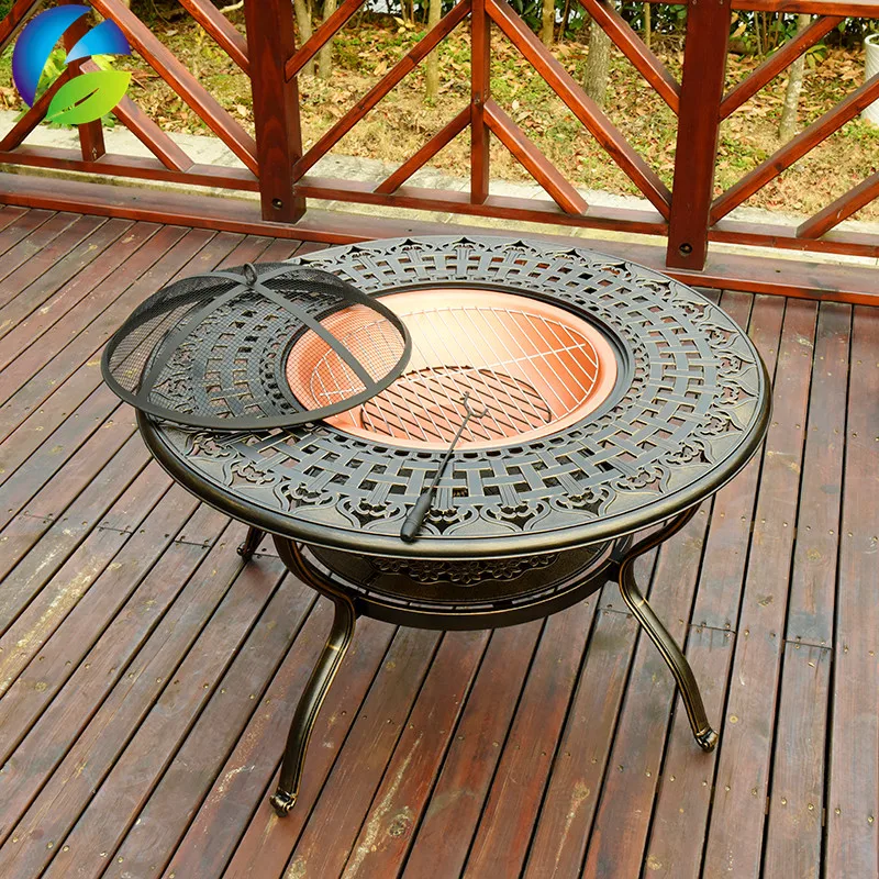 Muebles de Jardín patio metal creativo de fundición de aluminio al aire