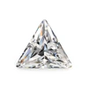 Triangle Cut White Synthetic Cubic Zirconia Gemstone
